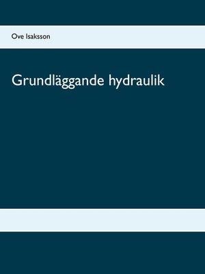 cover image of Grundläggande hydraulik